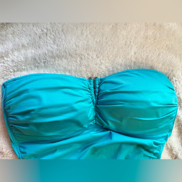 Tommy Bahama Women’s One Piece Suit, Turquoise, Size 10 - Picture 3 of 7